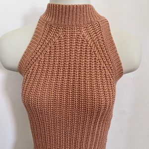 Halter Top Woven Heart